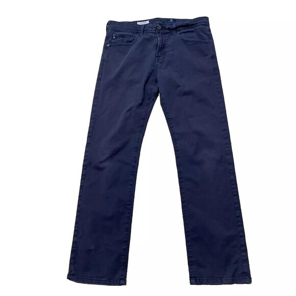ADRIANO GOLDSCHMIED Jeans Mens 33x30 Matchbox Slim Straight Black Stretch Denim